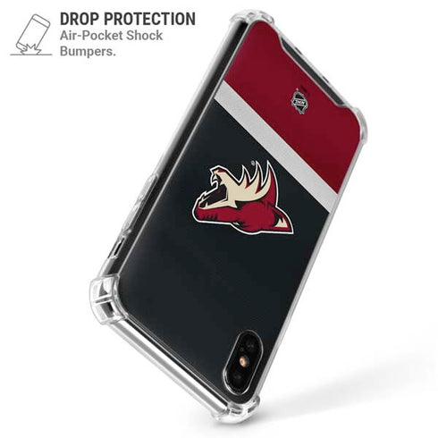 NHL Arizona Coyotes Jersey iPhone XS Max Clear Case